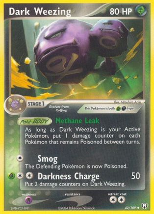 Dark Weezing (42) Reverse Holofoil - Team Rocket Returns