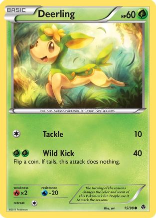 Deerling (15) Reverse Holofoil - Emerging Powers