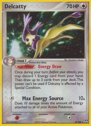 Delcatty (8) Reverse Holofoil - Power Keepers