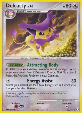 Delcatty (23) Reverse Holofoil - Legends Awakened