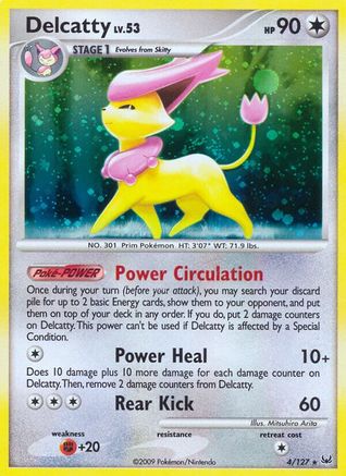 Delcatty (4) Reverse Holofoil - Platinum