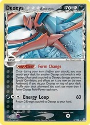 Deoxys (Delta Species - Attack Forme) (3) Reverse Holofoil - Holon Phantoms