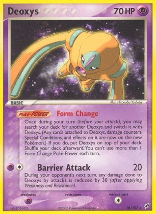 Deoxys (Defense Forme) (18) Reverse Holofoil - Deoxys