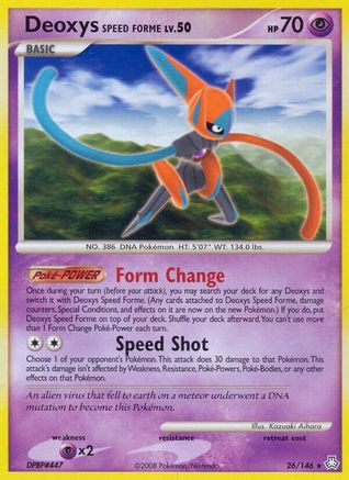 Deoxys Speed Forme (26) Reverse Holofoil - Legends Awakened