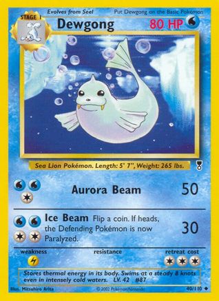 Dewgong (40) Reverse Holofoil - Legendary Collection