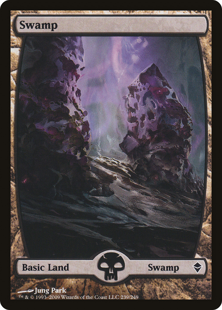 Swamp – Full Art (239) - Zendikar
