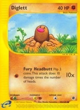 Diglett (106) Reverse Holofoil - Expedition