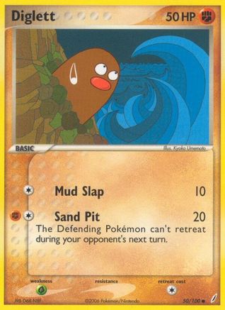 Diglett (50) Reverse Holofoil - Crystal Guardians