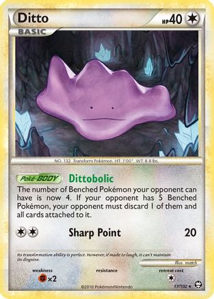 Ditto (17) Reverse Holofoil - Triumphant