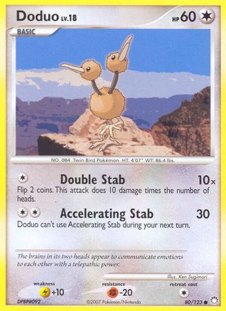 Doduo (80) Reverse Holofoil - Mysterious Treasures