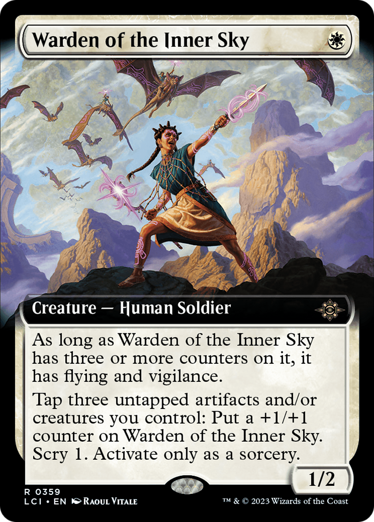 Warden of the Inner Sky (Extended Art) (359) Foil - The Lost Caverns of Ixalan