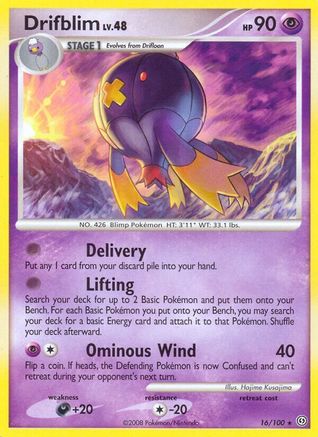 Drifblim (16) Reverse Holofoil - Stormfront