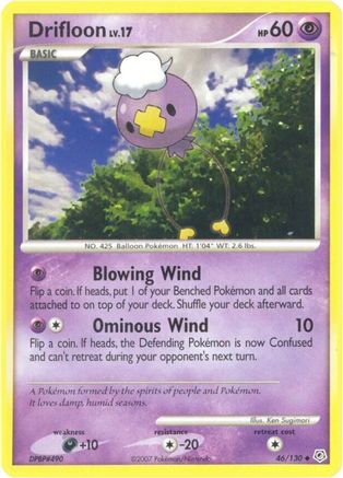 Drifloon (46) Reverse Holofoil - Diamond and Pearl