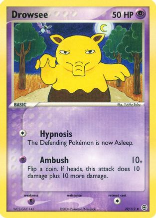 Drowsee (32) Reverse Holofoil - FireRed & LeafGreen