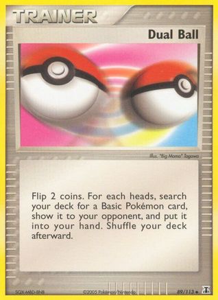 Dual Ball (89) Reverse Holofoil - Delta Species