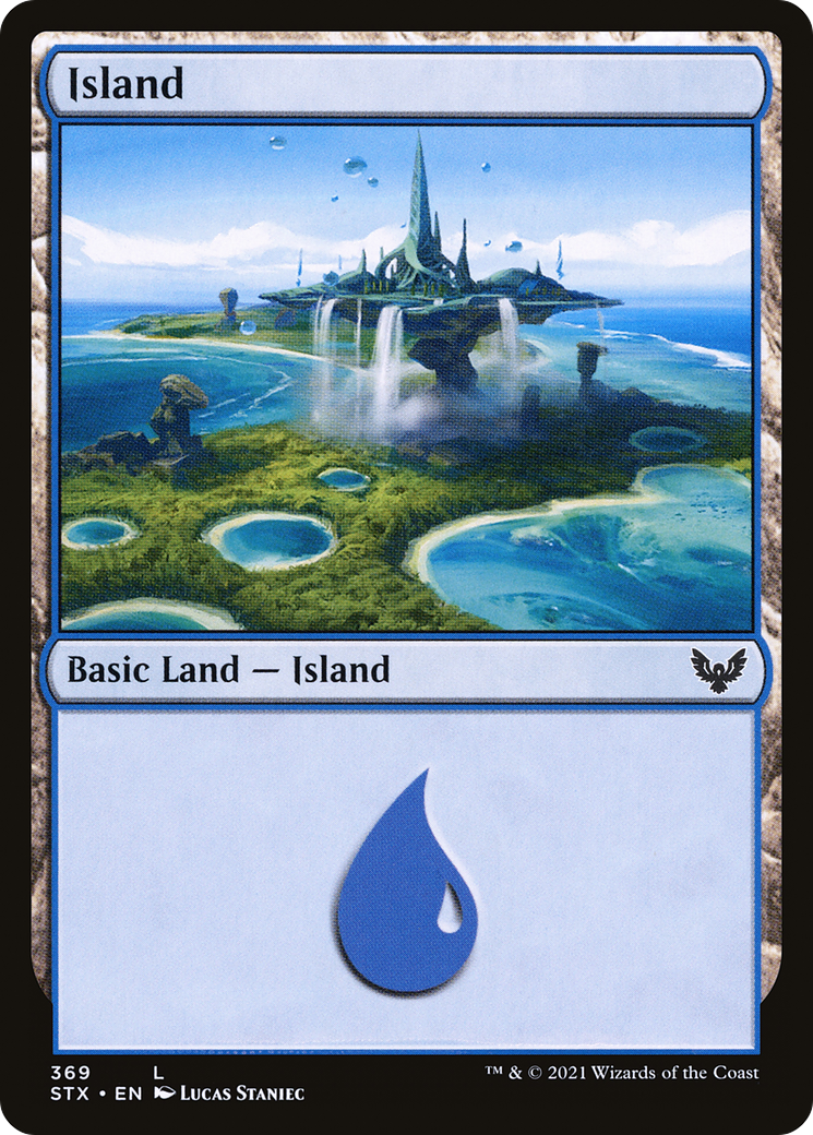 Island (369) Foil - Strixhaven: School of Mages