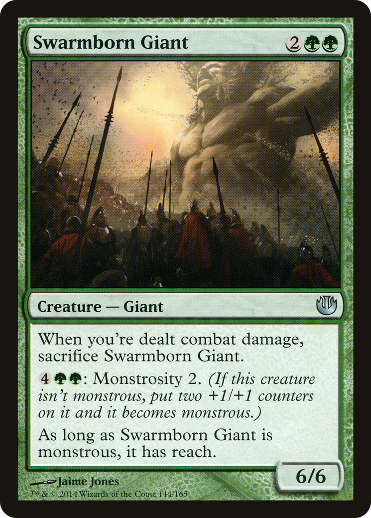 Swarmborn Giant (144) Foil - Journey into Nyx