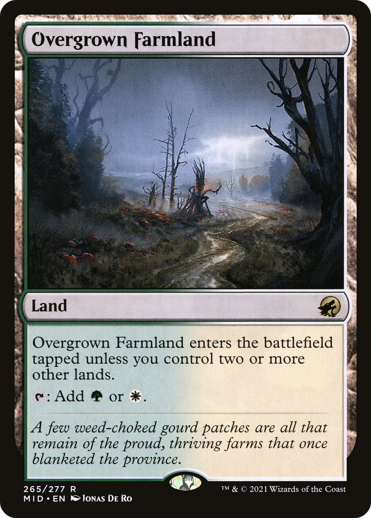 Overgrown Farmland (265) Foil - Innistrad: Midnight Hunt
