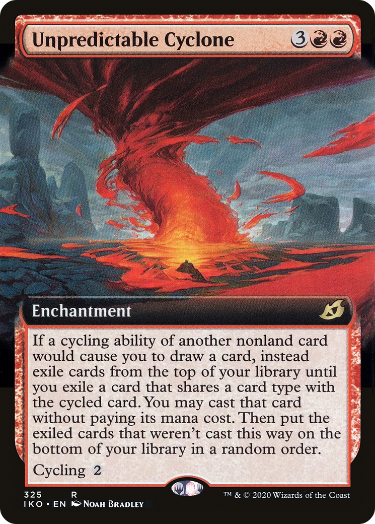 Unpredictable Cyclone (Extended Art) (325) Foil - Ikoria: Lair of Behemoths