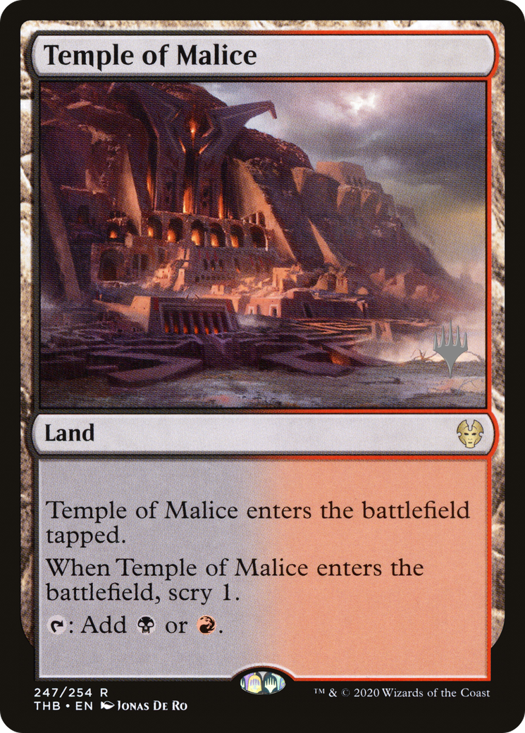 Temple of Malice (247p) Foil - Theros Beyond Death Promos