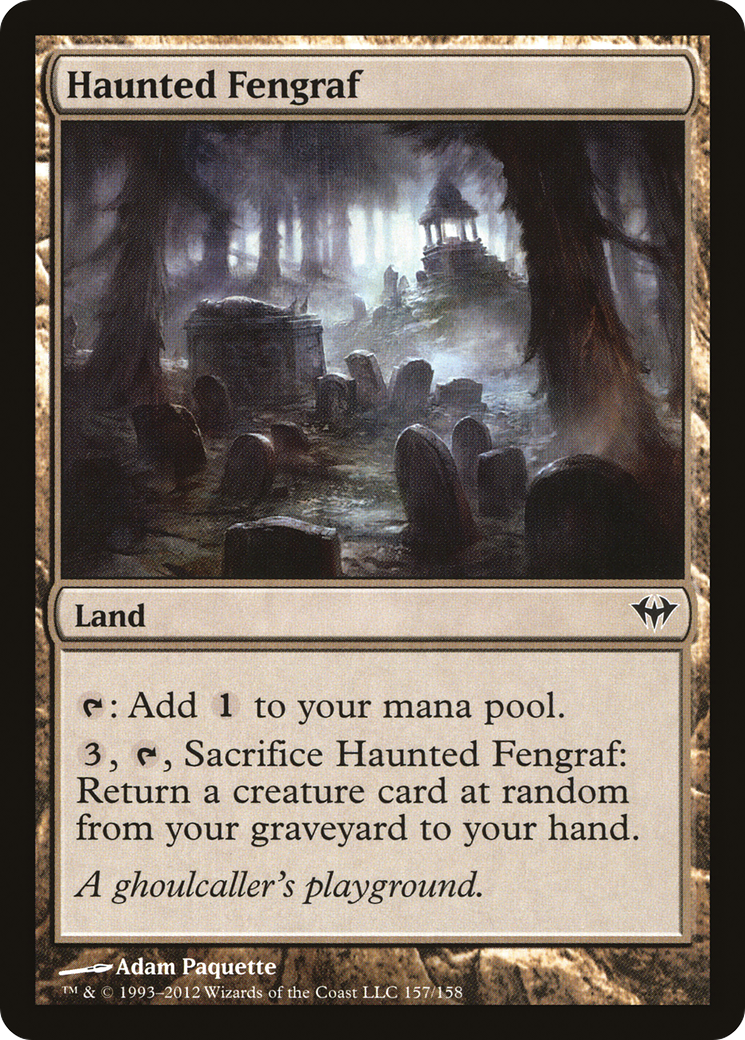 Haunted Fengraf (157) Foil - Dark Ascension