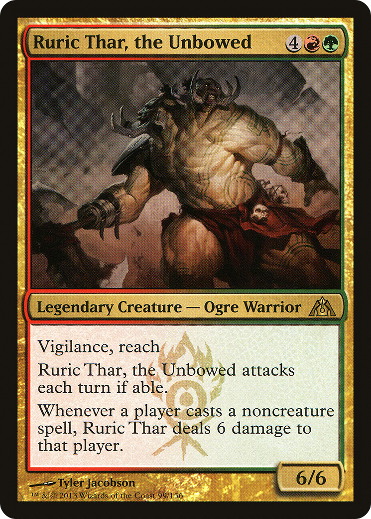 Ruric Thar, the Unbowed (099) Foil - Dragon's Maze