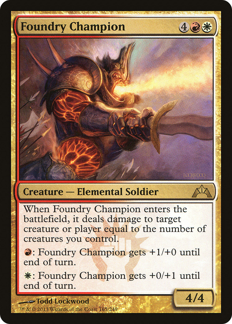Foundry Champion (165) Foil - Gatecrash