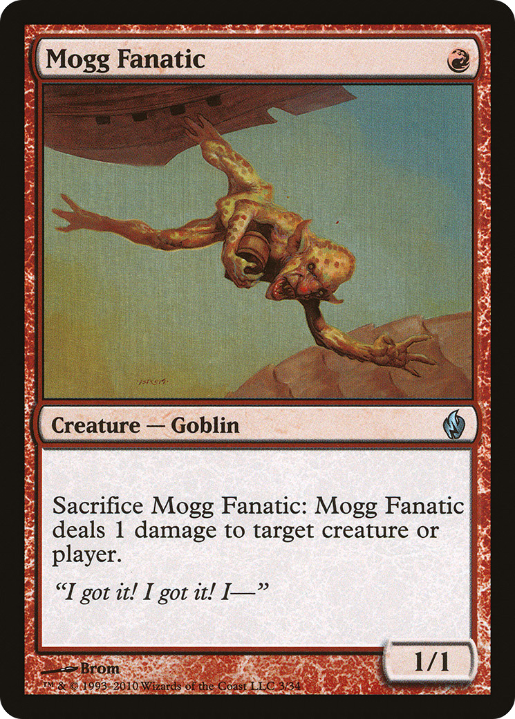 Mogg Fanatic (003) Foil - Premium Deck Series: Fire and Lightning
