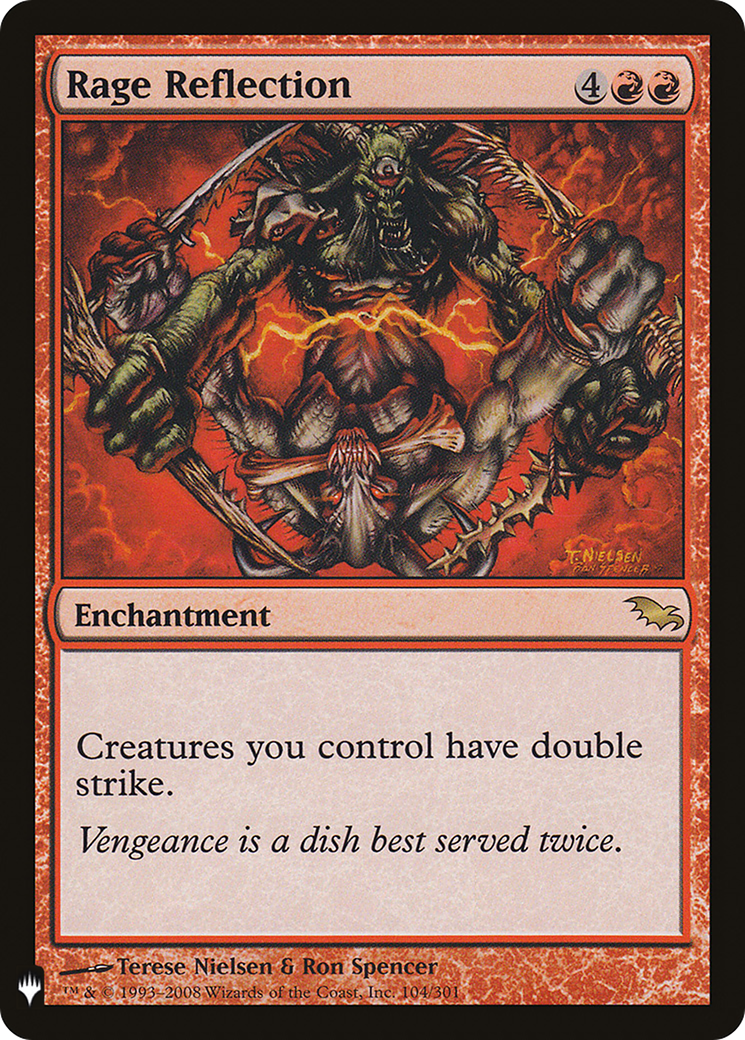 Rage Reflection (SHM-104) - The List