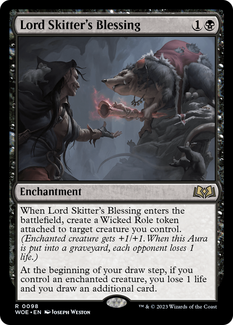 Lord Skitter's Blessing (098) Foil - Wilds of Eldraine