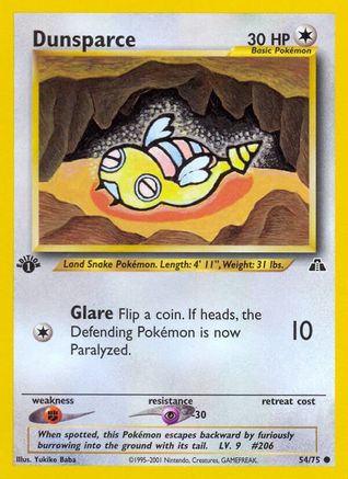 Dunsparce (54) 1st Edition - Neo Discovery