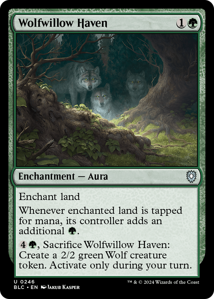 Wolfwillow Haven (246) - Bloomburrow Commander