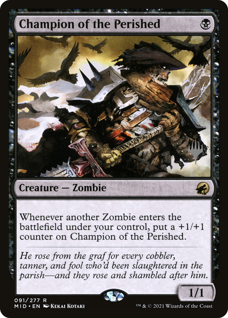 Champion of the Perished (91p) Foil - Innistrad: Midnight Hunt Promos