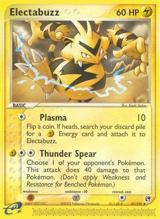 Electabuzz (35) Reverse Holofoil - Sandstorm