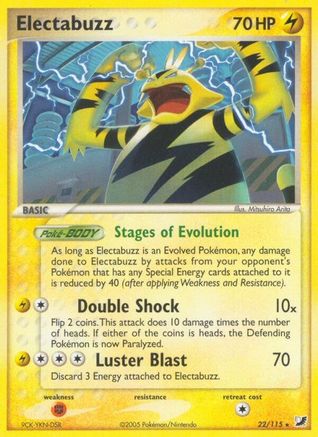 Electabuzz (22) Reverse Holofoil - Unseen Forces