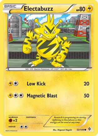 Electabuzz (53) Reverse Holofoil - Boundaries Crossed
