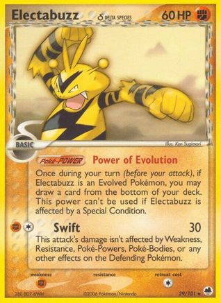 Electabuzz (Delta Species) (29) Reverse Holofoil - Dragon Frontiers
