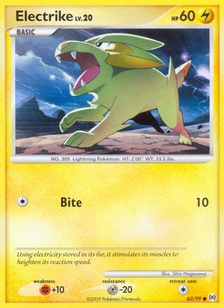 Electrike (63) Reverse Holofoil - Arceus