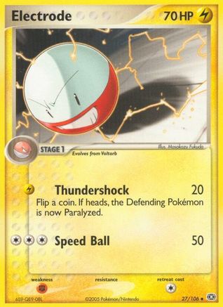 Electrode (27) Reverse Holofoil - Emerald