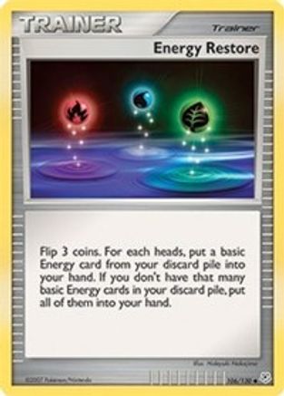 Energy Restore (106) Reverse Holofoil - Diamond and Pearl