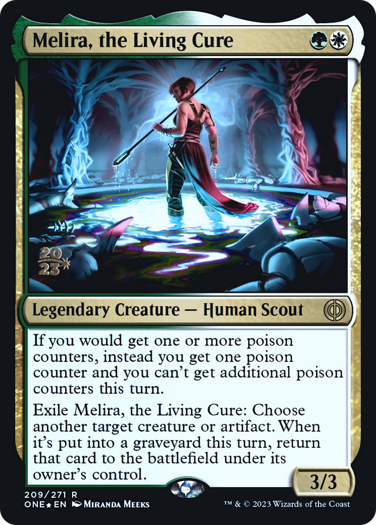Melira, the Living Cure (209) Foil - Phyrexia: All Will Be One Promos