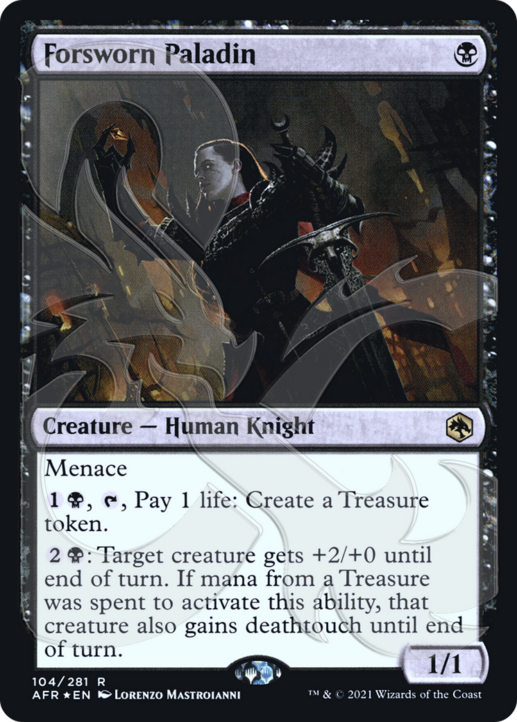 Forsworn Paladin (104) Foil - Adventures in the Forgotten Realms Promos