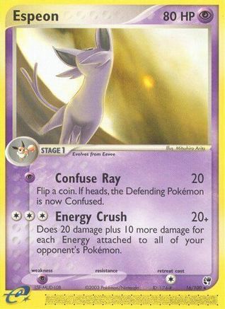 Espeon (16) Reverse Holofoil - Sandstorm