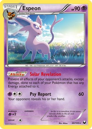 Espeon (48) Reverse Holofoil - Dark Explorers