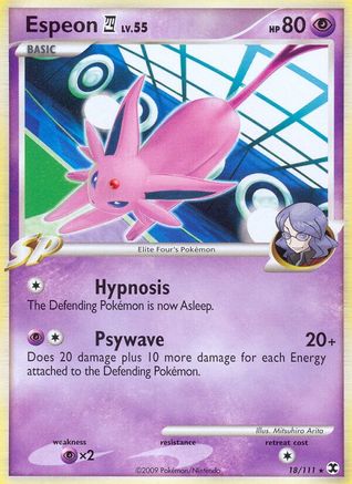 Espeon E (18) Reverse Holofoil - Rising Rivals