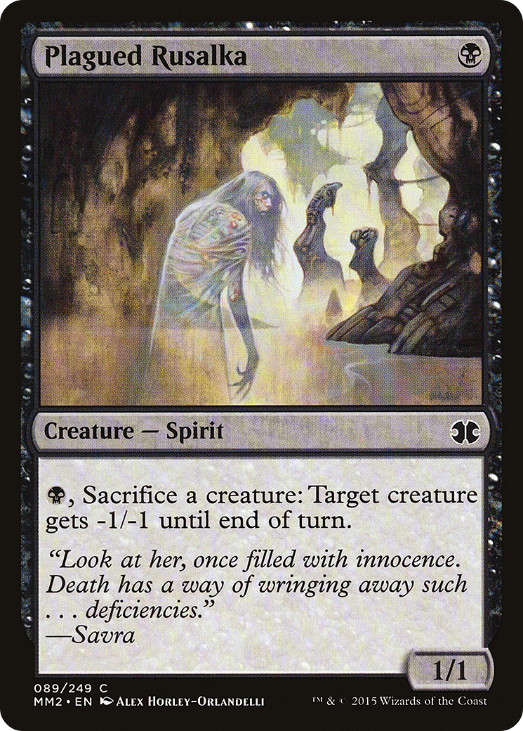 Plagued Rusalka (089) Foil - Modern Masters 2015