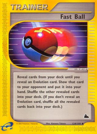 Fast Ball (124) Reverse Holofoil - Skyridge