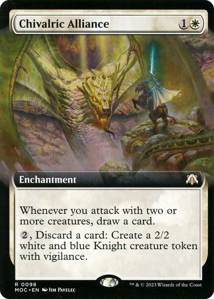 Chivalric Alliance (Extended Art) (098) - March of the Machine Commander
