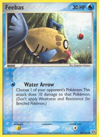 Feebas - 050/106 (50) Reverse Holofoil - Emerald