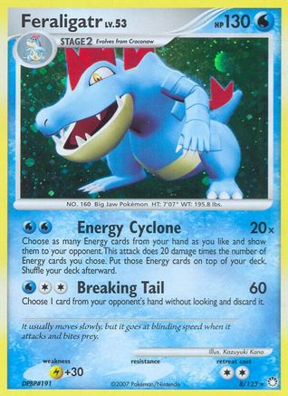 Feraligatr (8) Reverse Holofoil - Mysterious Treasures